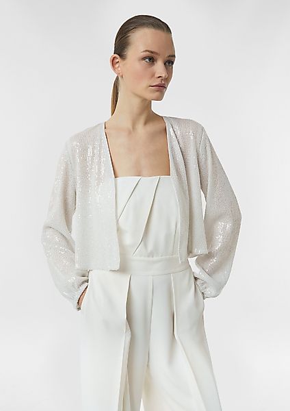 comma Langarmbluse Bluse Festiver Cardigan mit günstig online kaufen