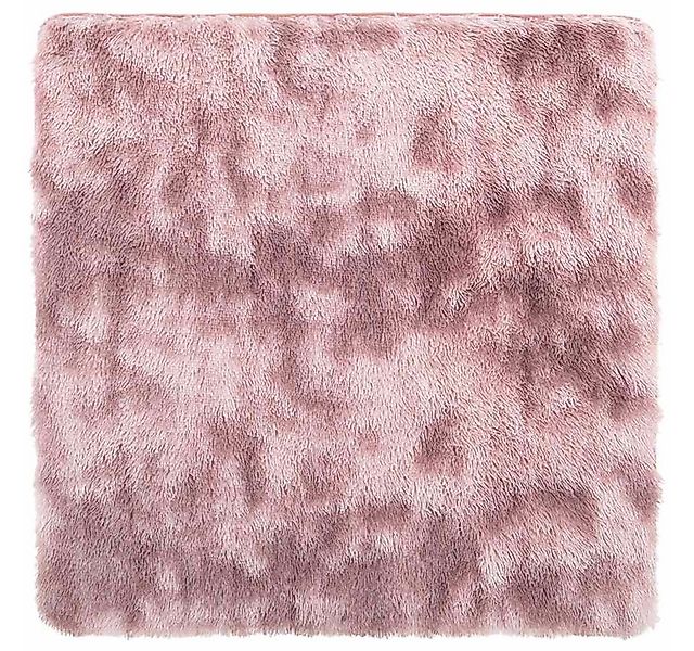 vidaXL Teppich Teppich Shaggy Hochflor NAVARRA Altrosa 120x120 cm Polyester günstig online kaufen