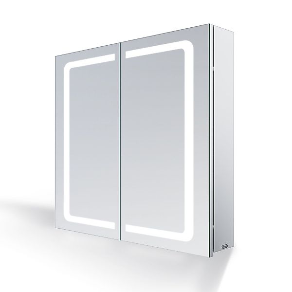SONNI Badezimmerspiegelschrank Spiegelschrank 2-türig Bad LED günstig online kaufen