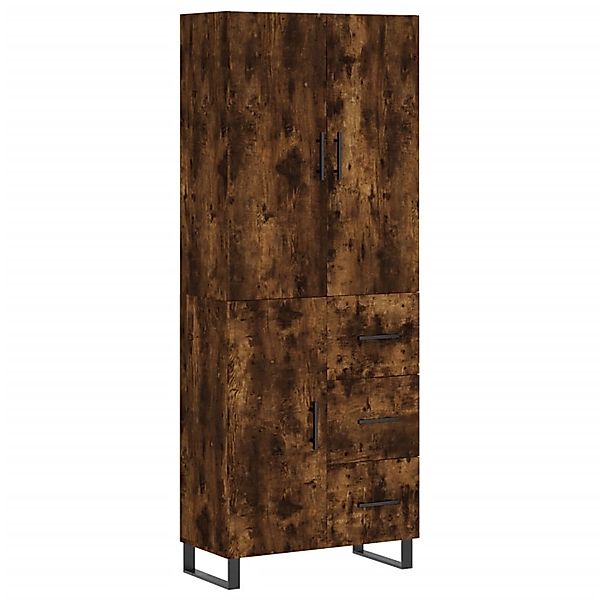 vidaXL Highboard Räuchereiche 69,5x34x180 cm Holzwerkstoff 3195928 günstig online kaufen