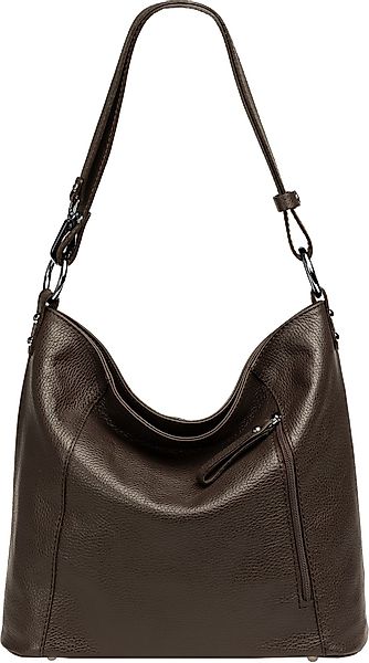 Caspar Schultertasche 2-in-1 Leder Umhängetasche Damen günstig online kaufen