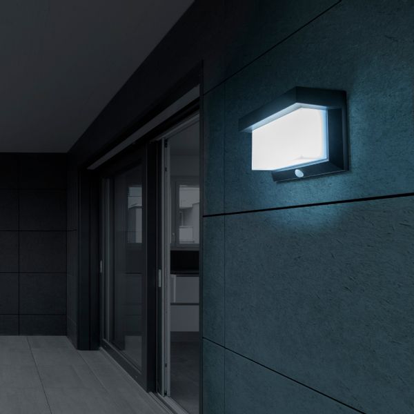 näve LED Solarleuchte "Aurel" 1 Stk. Kaltweiß Dämmerungssensor, Bewegungsme günstig online kaufen