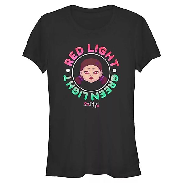 Netflix - Squid Game - Logo RedGreen Stamp - Frauen T-Shirt günstig online kaufen