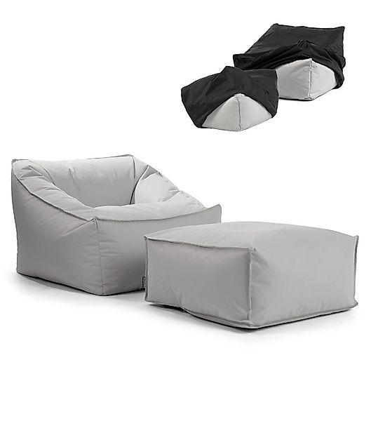 mokebo Sitzsack Der Sunnyboy (mit Hocker), günstig online kaufen