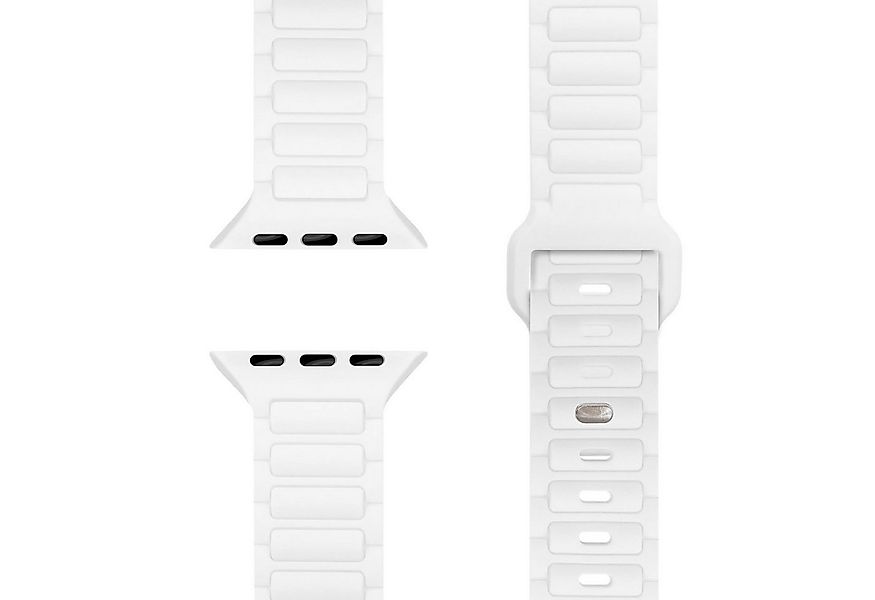 Nalia Smartwatch-Armband Apple Watch 49mm/46/45/44/42(Serie 1-3), Magnetisc günstig online kaufen