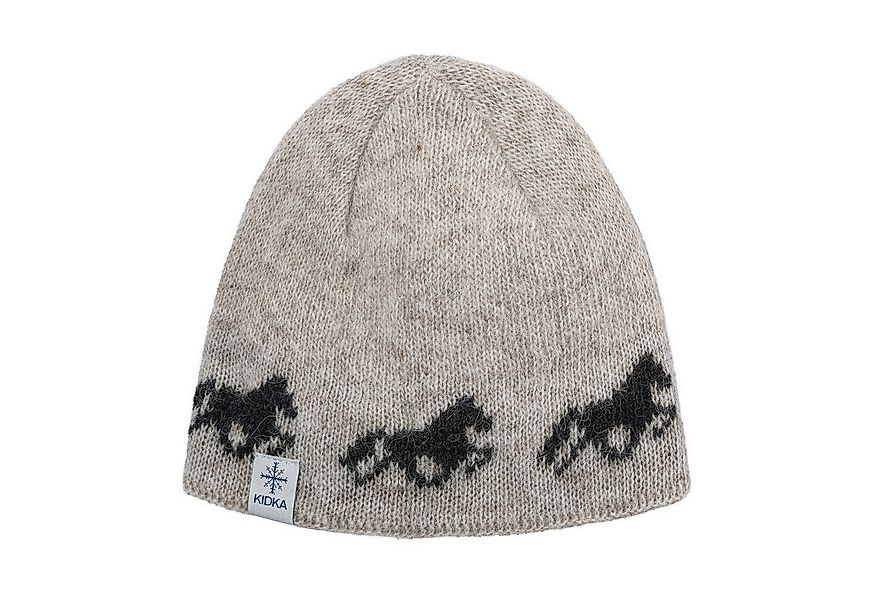 KIDKA Strickmütze - Wollmütze - Wintermütze - Tölter - Island Pferd - aus r günstig online kaufen
