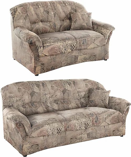 DOMO collection Polstergarnitur »Bahia zeitlos & elegantes Sofa, bequem« Se günstig online kaufen