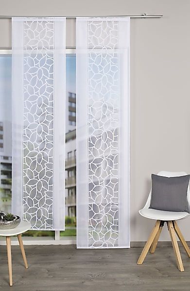 HOME WOHNIDEEN Schiebegardine Home Wohnideen Schiebevorhang günstig online kaufen