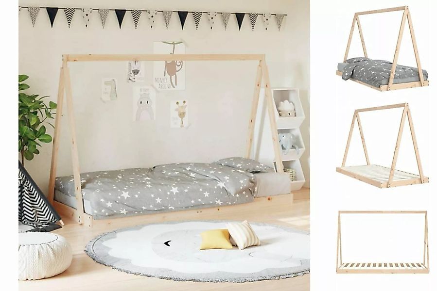 vidaXL Kinderbett Kinderbett 90x190 cm Massivholz Kiefer günstig online kaufen