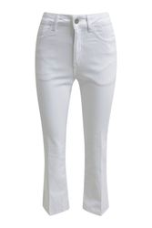 Milano Italy Weite Jeans mit offener Kante am Saum günstig online kaufen