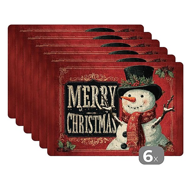 MuchoWow Platzset Klassisch - Weihnachtsgruß - günstig online kaufen