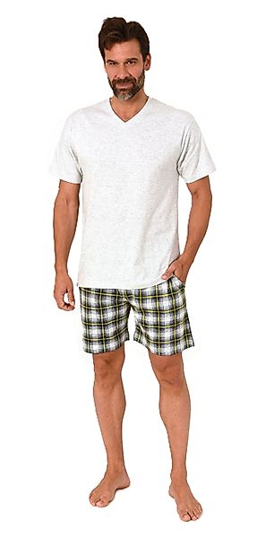 Normann Pyjama Normann Herren kurzarm Schlafanzug günstig online kaufen
