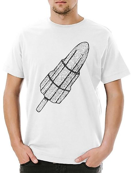 Urban Backwoods Print-Shirt Urban Backwoods Rocket Ice I Herren T-Shirt Wei günstig online kaufen