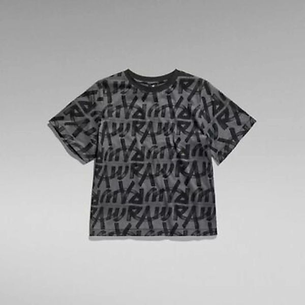 G-Star Raw  T-Shirts & Poloshirts D24765 D611 CALLIGRAPHY ALLOVER-G419 GREY günstig online kaufen