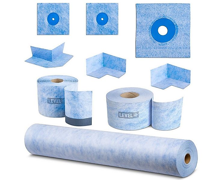 Level+ Fugendichtband Bandset Dusche Balkon Dichtband Dichtbahn Duschelemen günstig online kaufen