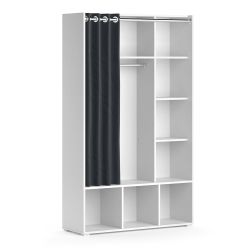 Vicco Kleiderschrank Luigi, Weiß, 105.8 x günstig online kaufen