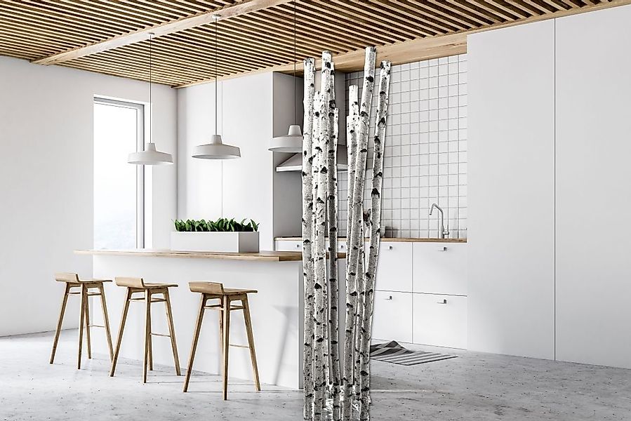 iWerk Dekofigur Birkenstamm 180 cm ø günstig online kaufen