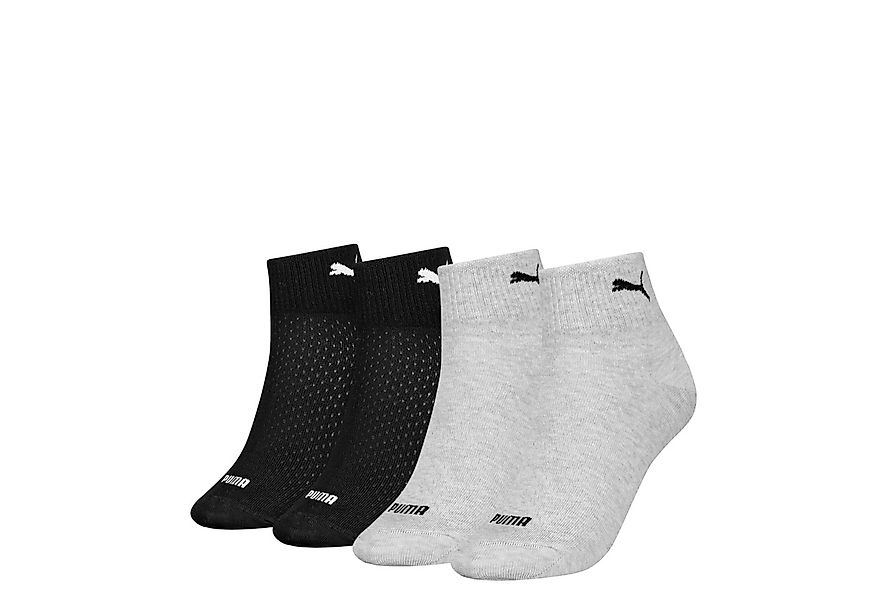 PUMA Kurzsocken PUMA WOMEN QUARTER 4P ECOM (4 Paar) mit atmungsaktivem Mate günstig online kaufen
