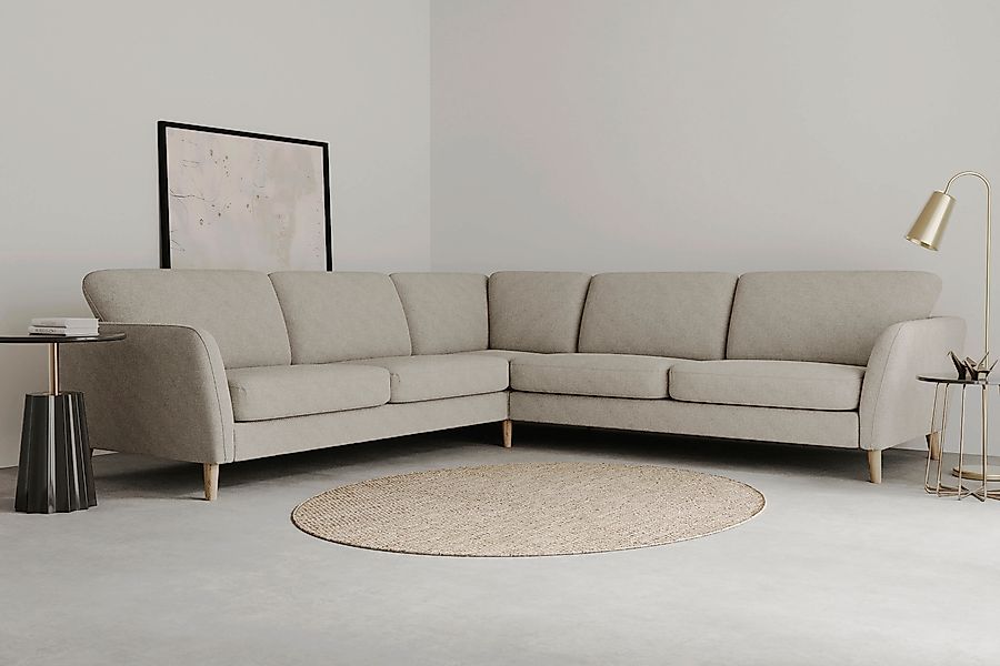 Home affaire Ecksofa »MARSEILLE 278/278 cm, L-Form,«, gleichschenklig, aus günstig online kaufen