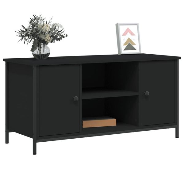 vidaXL TV-Schrank TV-Schrank Schwarz 100x40x50 cm günstig online kaufen