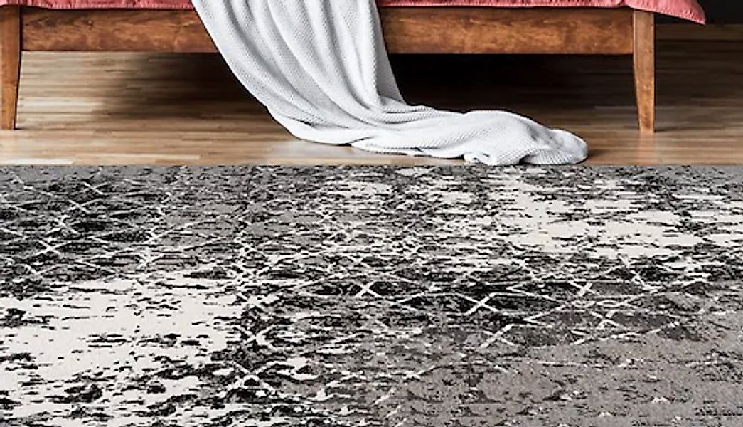 my home Teppich »Marina«, rechteckig, 10 mm Höhe, Wohnzimmer günstig online kaufen