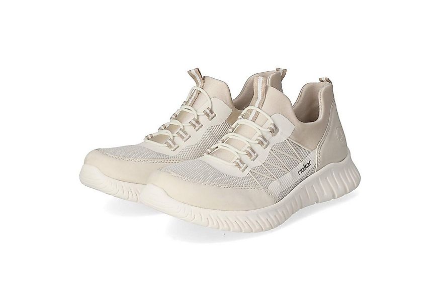 Rieker Rieker M5358-60 Damen Textil & Synthetik beige Slipper günstig online kaufen