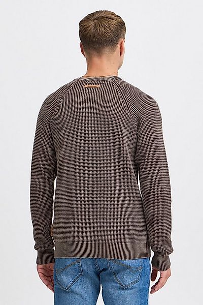 Indicode Strickpullover IDRockford Strickpulli in Waffelstrick-Optik günstig online kaufen