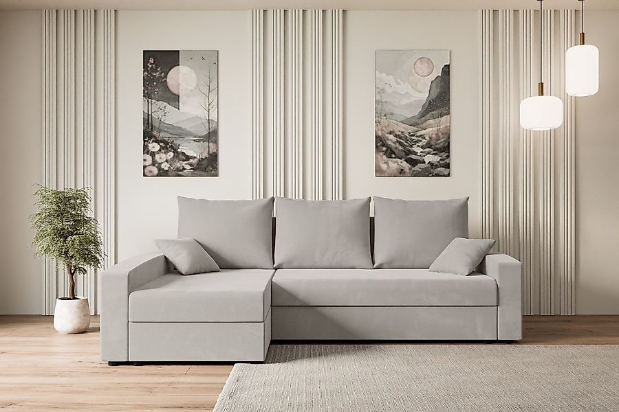 ALTDECOR Ecksofa ALESIA-L, Couch mit Schlaffunktion, günstig online kaufen