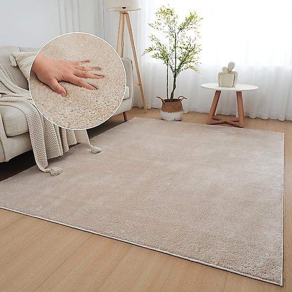 my home Teppich Cali, Kunstfellteppich, rechteckig, günstig online kaufen