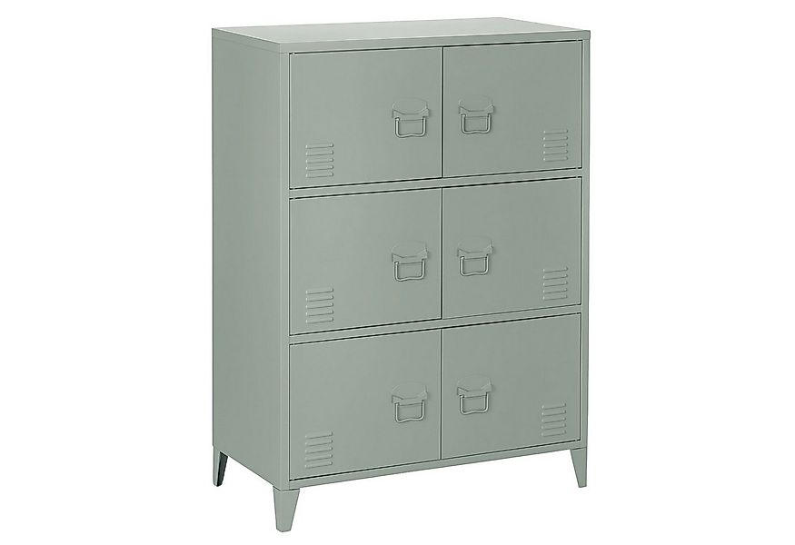 osoltus Raumteiler Industrial Wohnen 6-türiger Spindschrank Büroschrank Sta günstig online kaufen