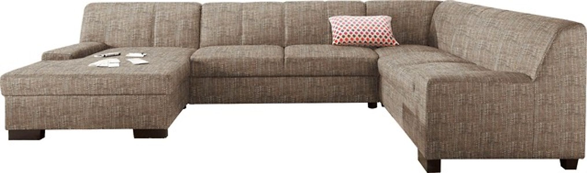 DOMO collection Wohnlandschaft »Norma Top, elegant und modern, flache Armle günstig online kaufen