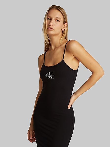 Calvin Klein Jeans Spaghettikleid MONOLOGO STRAPPY günstig online kaufen