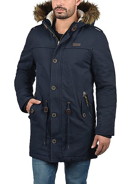 Indicode Parka IDPulsoor Winterjacke mit abnehmbarem Kunstfellkragen günstig online kaufen