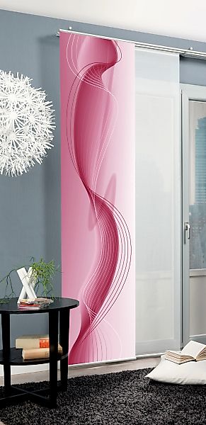 HOME WOHNIDEEN Schiebegardine "FILIZ" Paneelwagen 1 Stk. tlg. Schiebegardin günstig online kaufen