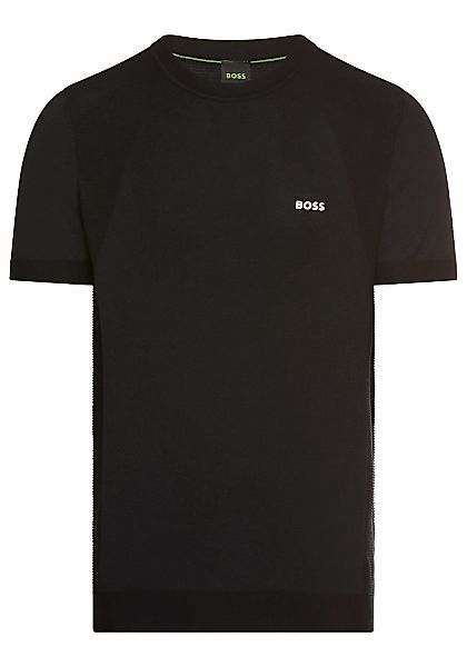 BOSS GREEN Rundhalspullover "Momentum Lite T24", mit Strukturmix günstig online kaufen