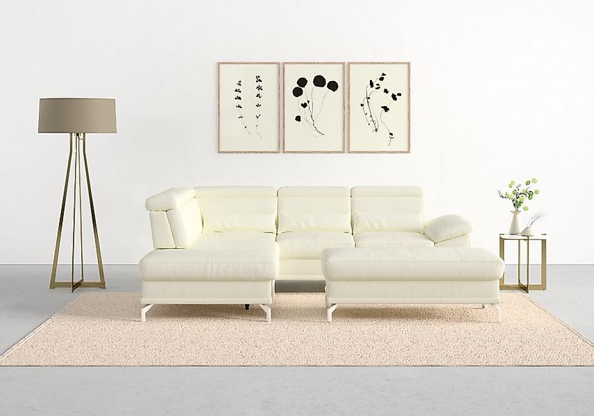 sit&more Ecksofa Cabrio L-Form, mit Sitztiefenverstellung, günstig online kaufen
