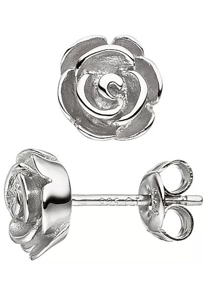 JOBO Paar Ohrstecker "Rose", 925 Silber günstig online kaufen