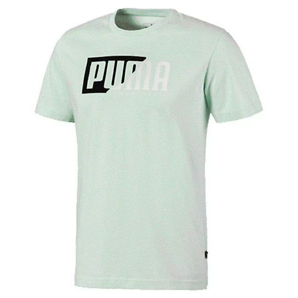 Puma Flock Graphic Kurzarm T-shirt M Mist Green günstig online kaufen