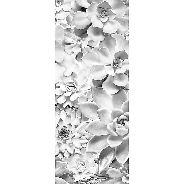 Komar Fototapete Vlies Shades Black and White Panel 100 x 250 cm  100 x 250 günstig online kaufen