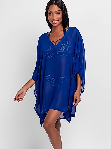 Dorina Strandkleid "KANO", V-Ausschnitt, Sommerkaftan, Universalgröße günstig online kaufen