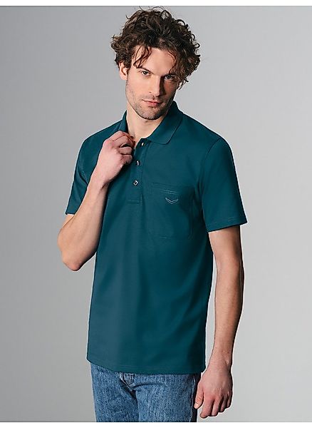 Trigema Poloshirt TRIGEMA Poloshirt aus Single-Jersey günstig online kaufen