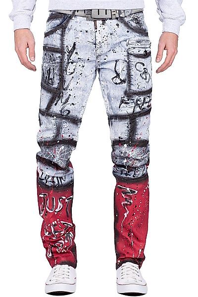 Cipo & Baxx Regular-fit-Jeans Denim Hose günstig online kaufen