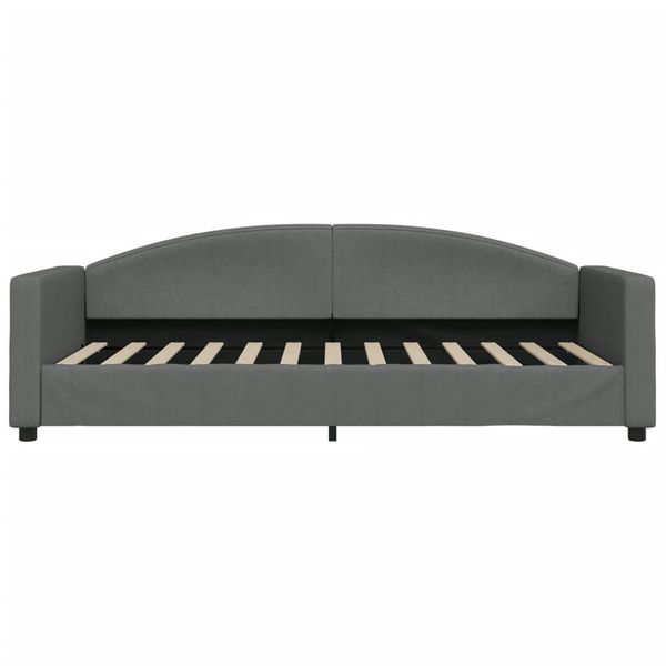 vidaXL Bett Tagesbett Dunkelgrau 90x200 cm günstig online kaufen