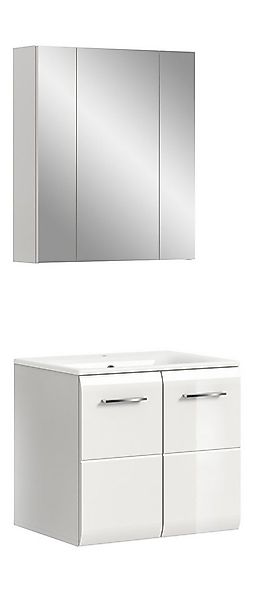 furnling Badmöbel-Set Ivy, (2-St., Spiegelschrank, Waschbeckenunterschrank günstig online kaufen
