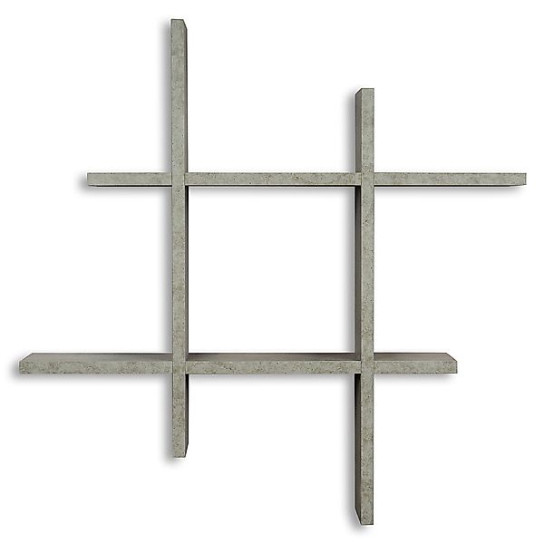 Levandeo® Wandregal, levandeo Hashtag Regal 75x75cm günstig online kaufen