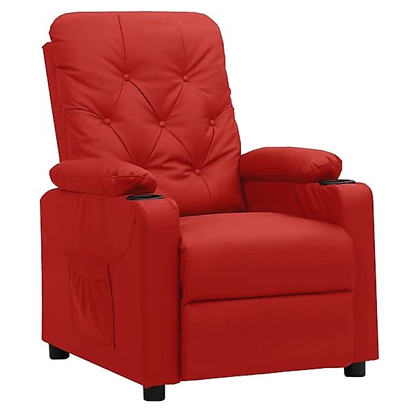 vidaXL Relaxsessel Weinrot Kunstleder 339128 günstig online kaufen