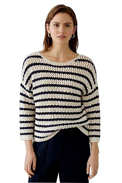 Oui Strickpullover Oui Damen Pullover in aufwendiger Stricktechnik 40 (1-tl günstig online kaufen