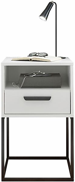 Schlafkontor Nachtkommode "Cudro Nachttisch auf Fußgestell" mit einem offen günstig online kaufen