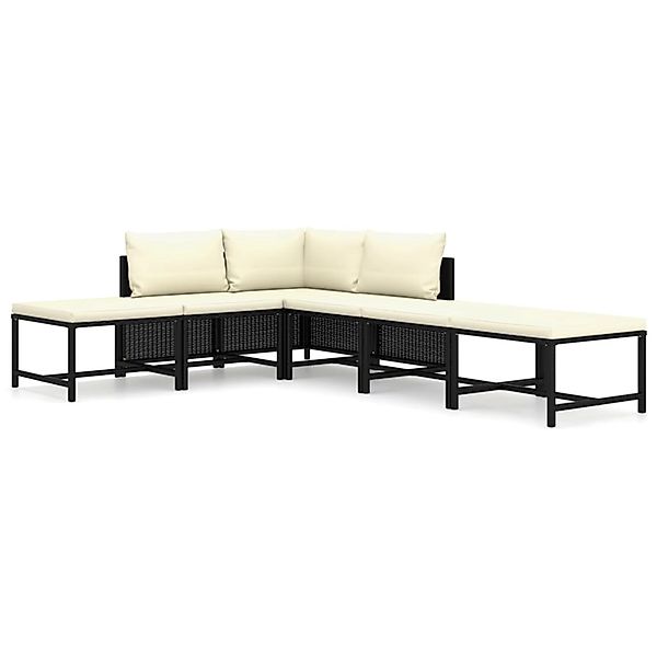 vidaXL Gartenlounge-Set 6-tlg. Garten-Lounge-Set mit Kissen günstig online kaufen