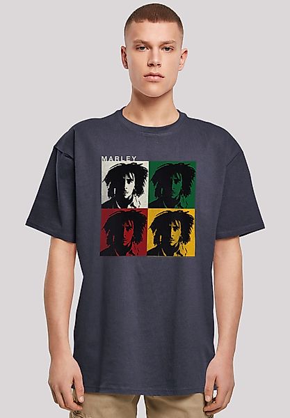 F4NT4STIC T-Shirt "Bob Marley Colour Blocks" Premium Qualität günstig online kaufen